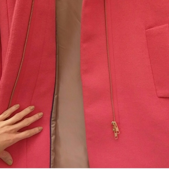 NWT j crew city coat in seaside coral 00 - Picture 3 of 5